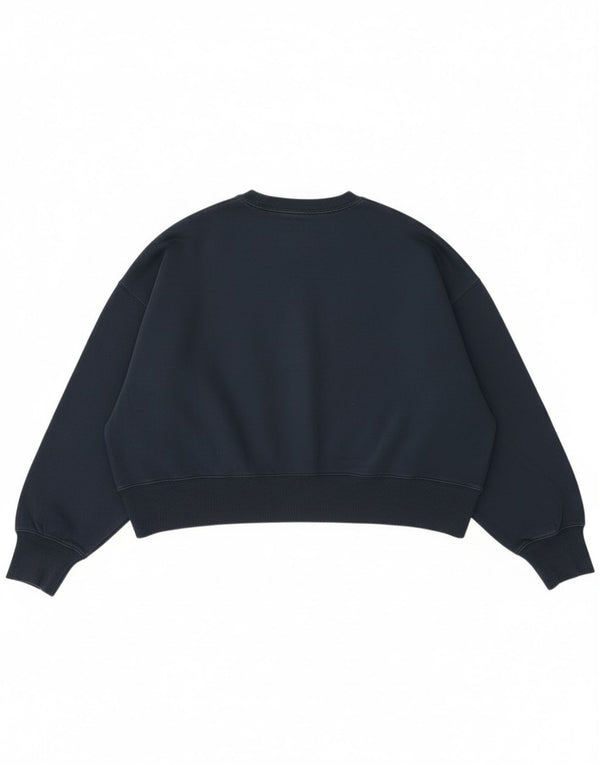 Damska bluza dresowa Nike Oversized Crop Graphic UK 14 Średni granat