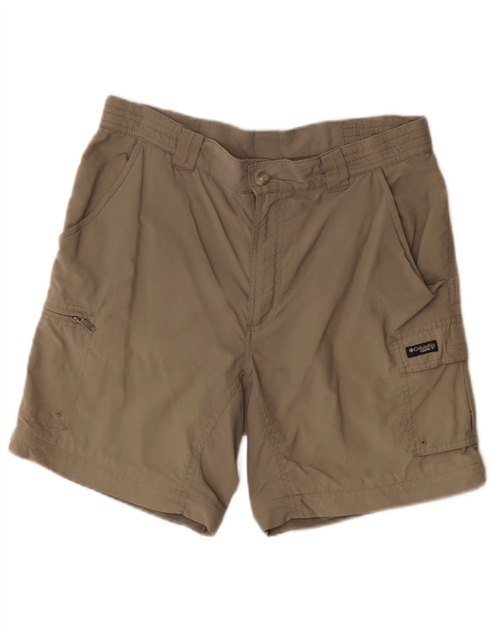 Damskie spodenki cargo Columbia, średnie W30, khaki, poliester