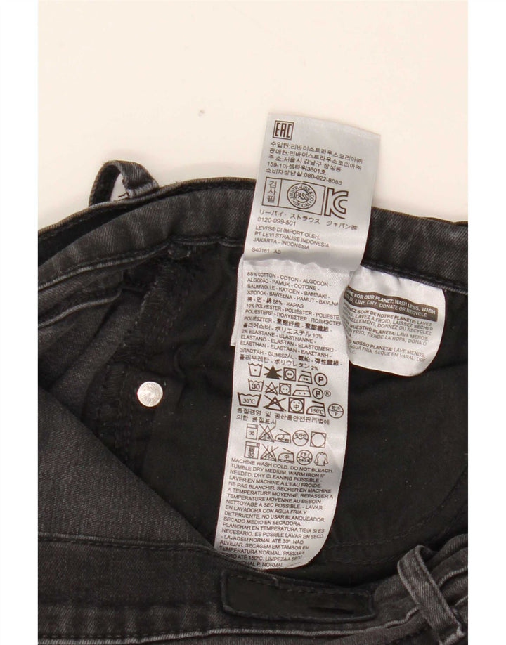Damskie jeansy Levi's Skinny W32 L32 Czarna bawełna