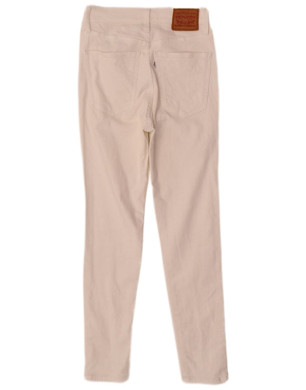 Damskie jeansy Levi's Mile High Super Skinny W27 L27 Białe