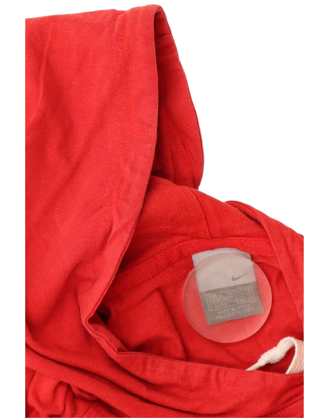 Męski sweter z kapturem NIKE Air Graphic UK 45/47 XL, czerwony, bawełniany