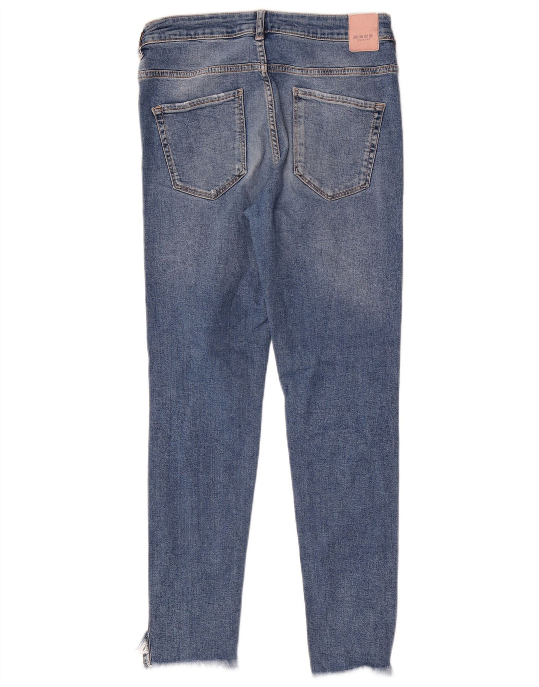 Damskie jeansy rurkowe Zara w trudnej sytuacji EU 40 Medium W30 L27 Niebieskie