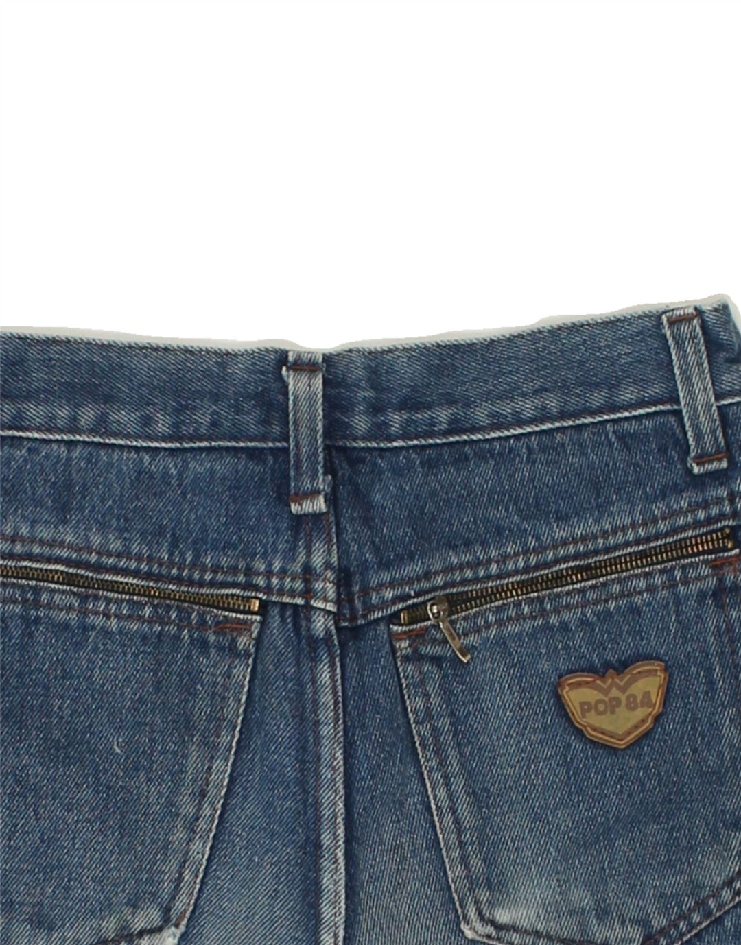 POP 84 Womens Denim Shorts IT 42 Medium W26 Blue Cotton | Vintage POP 84 | Thrift | Second-Hand POP 84 | Used Clothing | Messina Hembry 