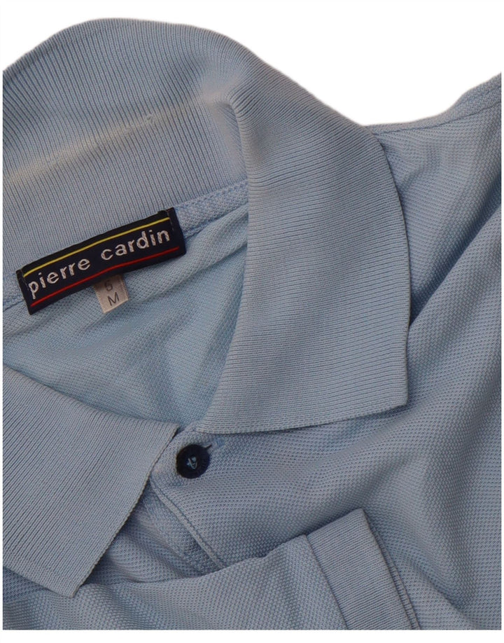 Męska koszulka polo PIERRE CARDIN, niebieska, bawełniana