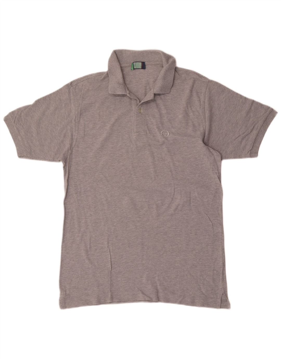 Męska koszulka polo Sergio Tacchini IT 52, duża, szara, bawełniana