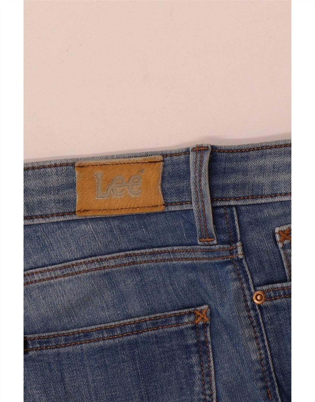 Damskie jeansy Lee Slim W28 L27 Niebieskie