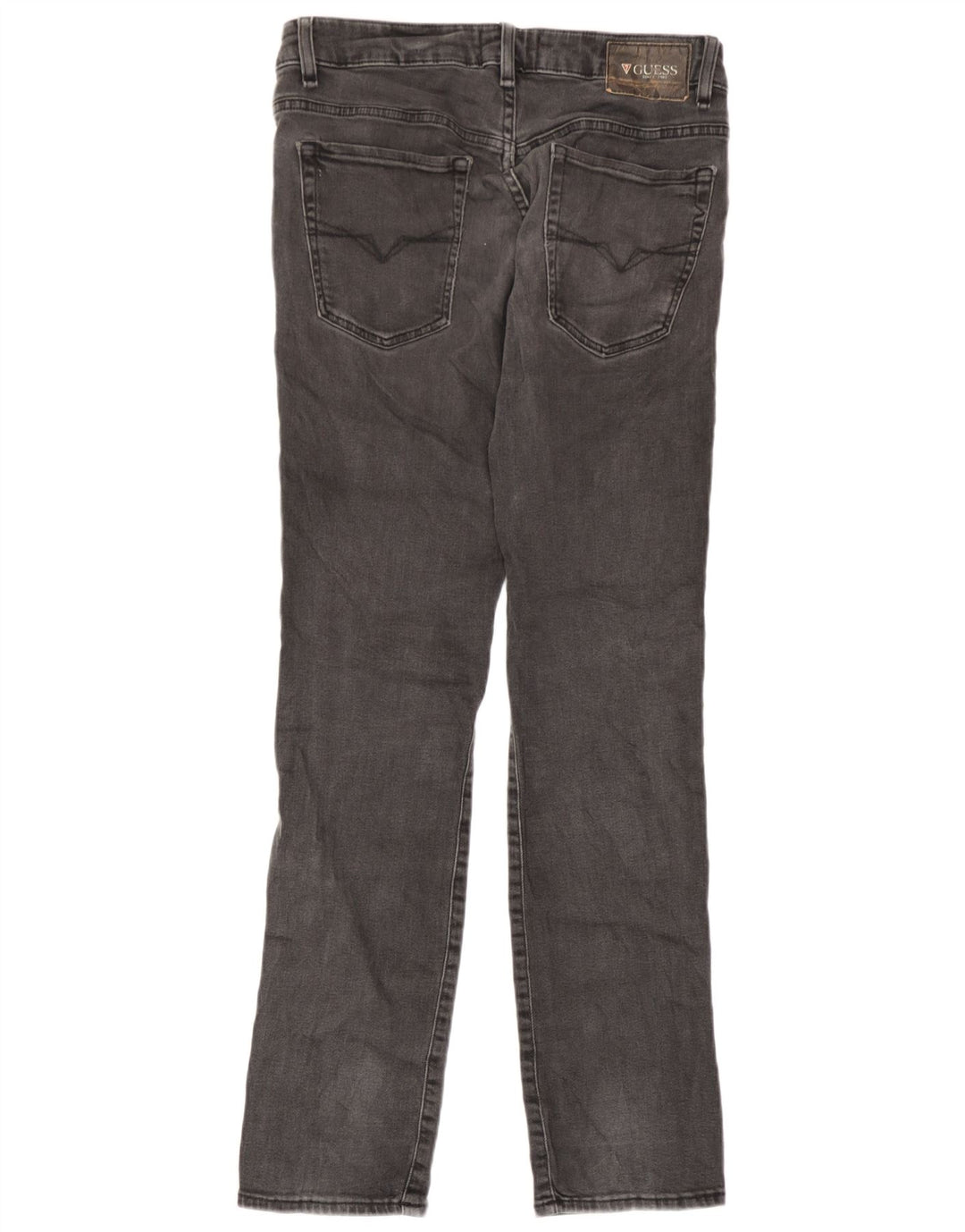 Męskie jeansy Guess Graphic Slim W31 L30 Szara bawełna