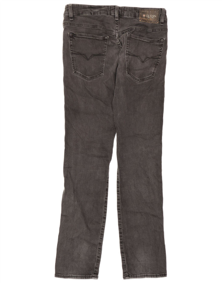 Męskie jeansy Guess Graphic Slim W31 L30 Szara bawełna