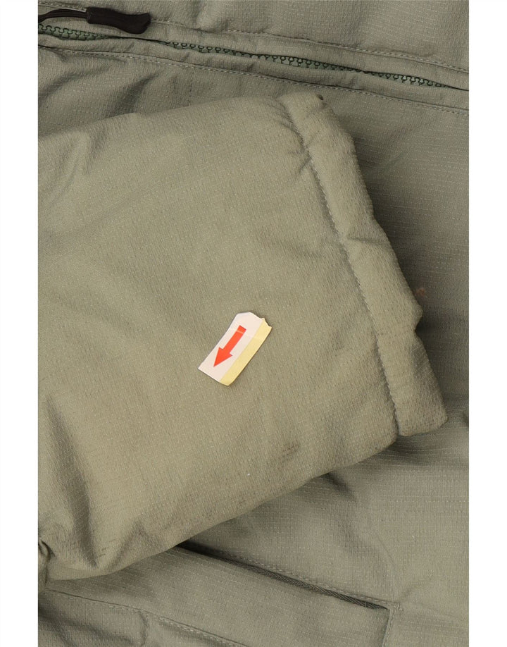 Męska ocieplana kurtka z kapturem Fila UK 44 2XL Zielony, blok kolorów