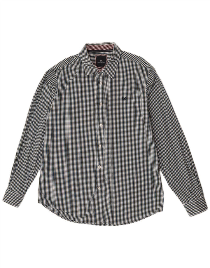 Crew Clothing Męska koszula o dopasowanym kroju, duża, wielokolorowa bawełniana kratka