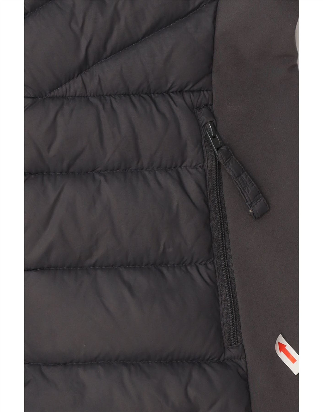 Damska ocieplana kurtka z kapturem HOLLISTER UK 10, mała, szary nylon