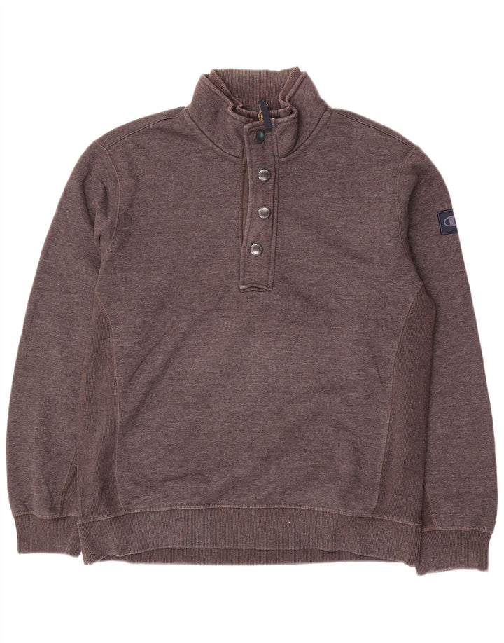Męska bluza Champion z zamkiem 1/4 XL, szara bawełna