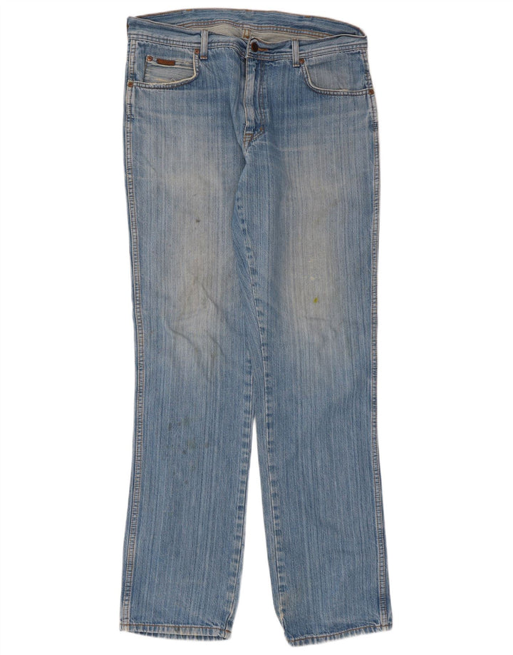 Męskie jeansy Wrangler Texas Straight W36 L34 Niebieskie, bawełniane