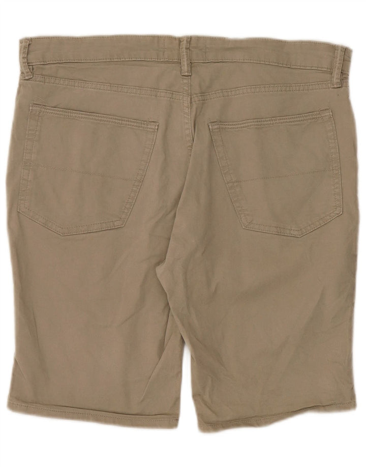 Męskie spodenki codzienne Marks & Spencer W34, duże, bawełniane w kolorze khaki