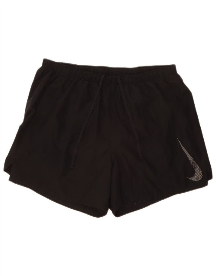 Męskie spodenki sportowe Nike Dri Fit Graphic, duże, czarne, poliestrowe