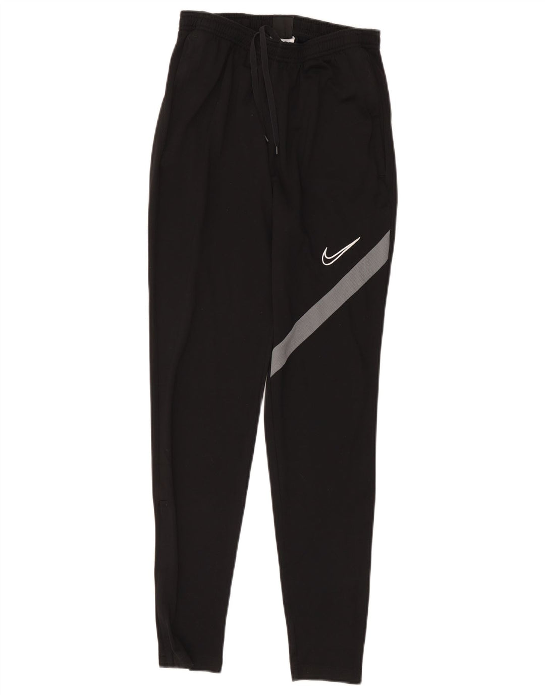 Damskie spodnie dresowe Nike Dri Fit Graphic UK 8, małe, czarne, poliestrowe