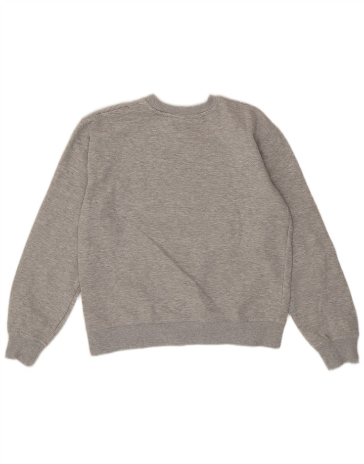 Damska bluza oversize Zara UK 10, mała, szara, nakrapiana bawełna