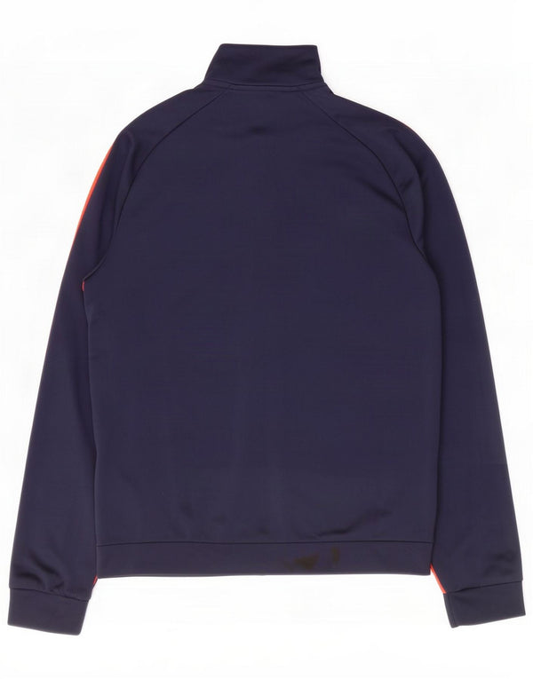 Puma Boys Graphic Tracksuit Top Jacket 15-16 Years Navy Blue Colourblock