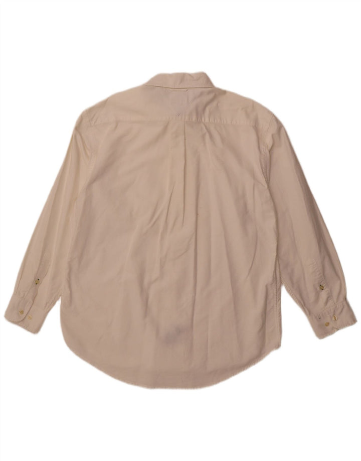 Koszula męska Tommy Hilfiger, duża, bawełniana w kolorze złamanej bieli