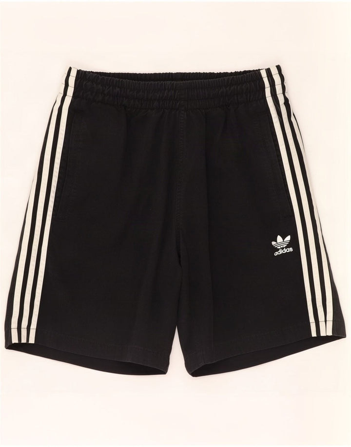 Męskie spodenki sportowe Adidas, średni czarny nylon