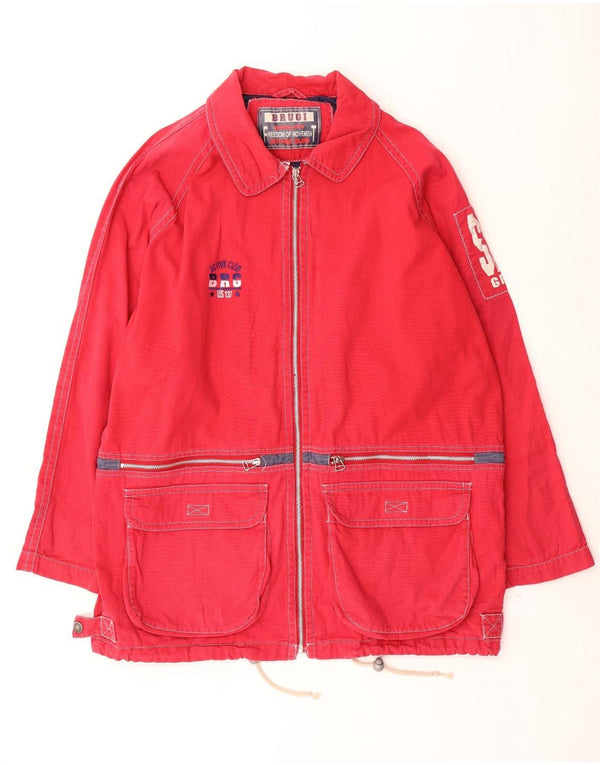 Męska kurtka użytkowa Brugi IT 52 XL, czerwona, bawełniana