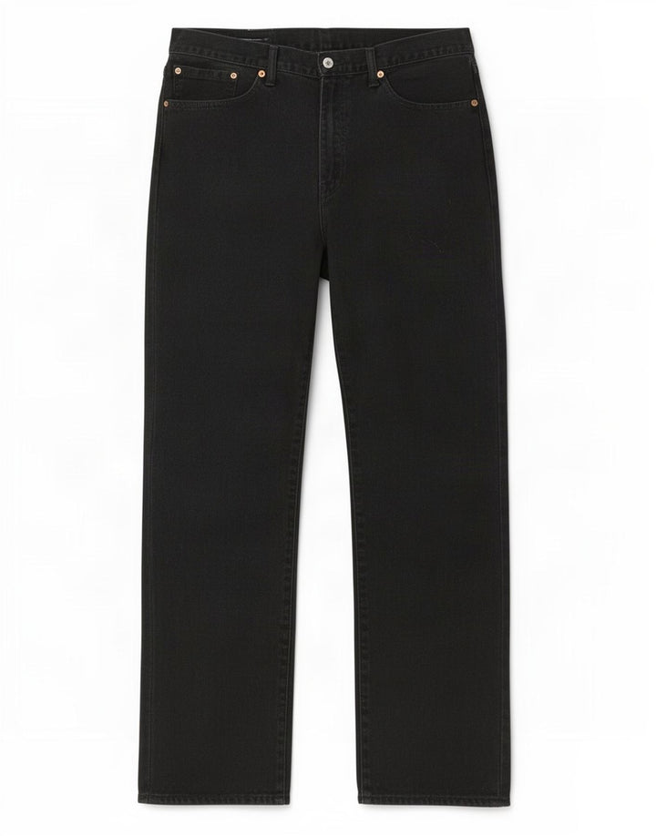 Męskie dżinsy Levi's 751 Straight W36 L34 Czarna bawełna