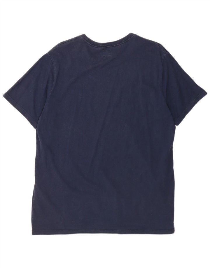 Męski standardowy T-shirt Levi's, duży, granatowy, bawełniany