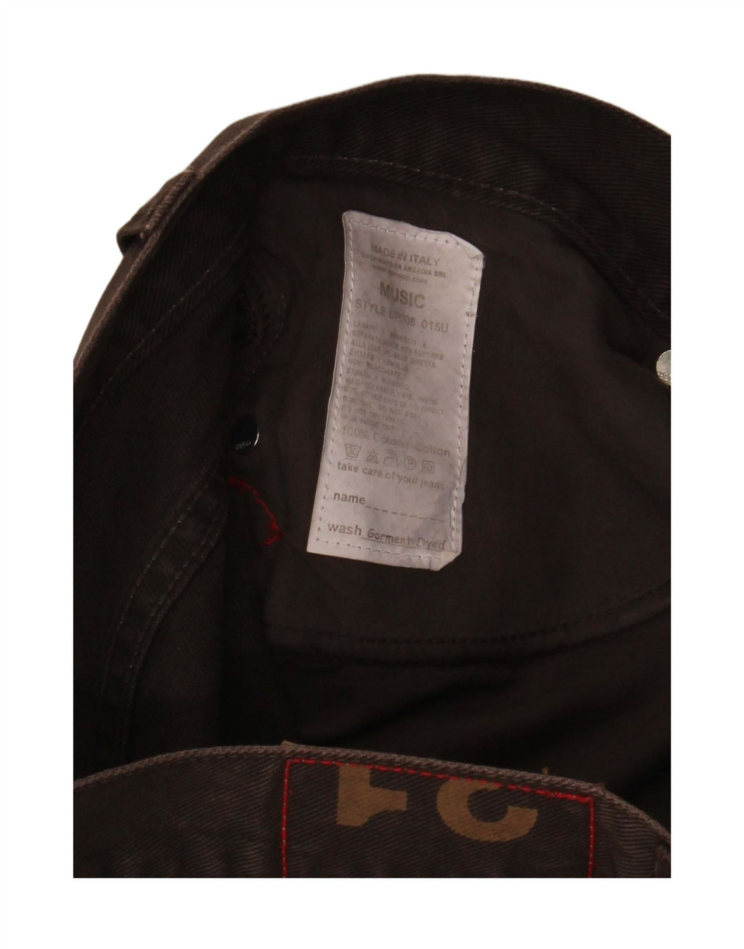 Dondup Męskie jeansy slim W31 L34 Brązowa bawełna