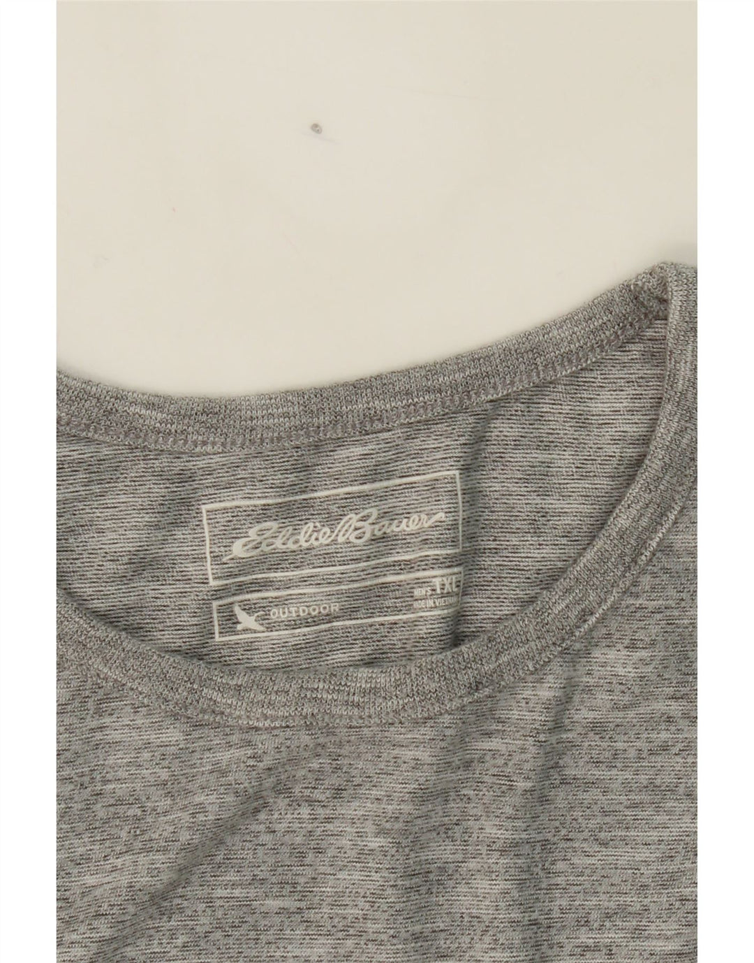 EDDIE BAUER Mens Outdoor Top Long Sleeve XL Grey Cotton Vintage Eddie Bauer and Second-Hand Eddie Bauer from Messina Hembry 