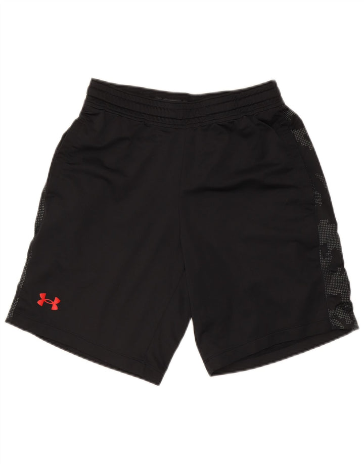 Męskie spodenki sportowe Under Armour, mały, czarny kamuflaż, poliester