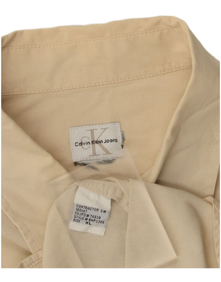 Koszula męska Calvin Klein Jeans XL w kolorze beżowym
