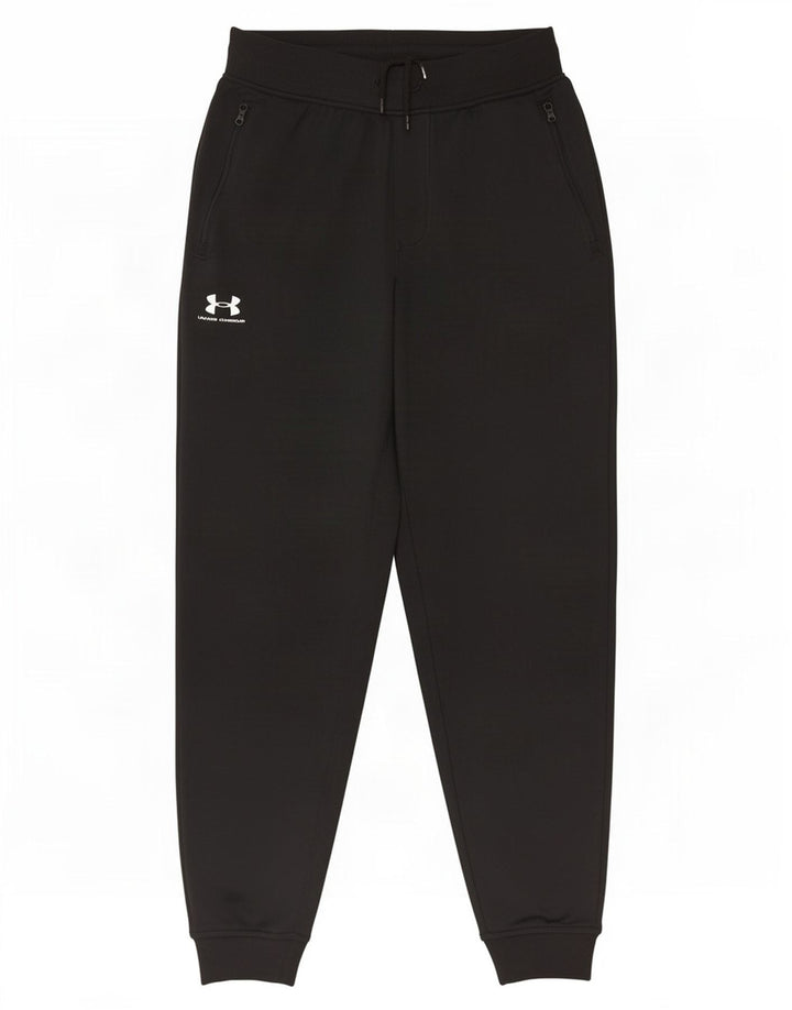 Męskie spodnie dresowe Under Armour Joggers, średni czarny poliester
