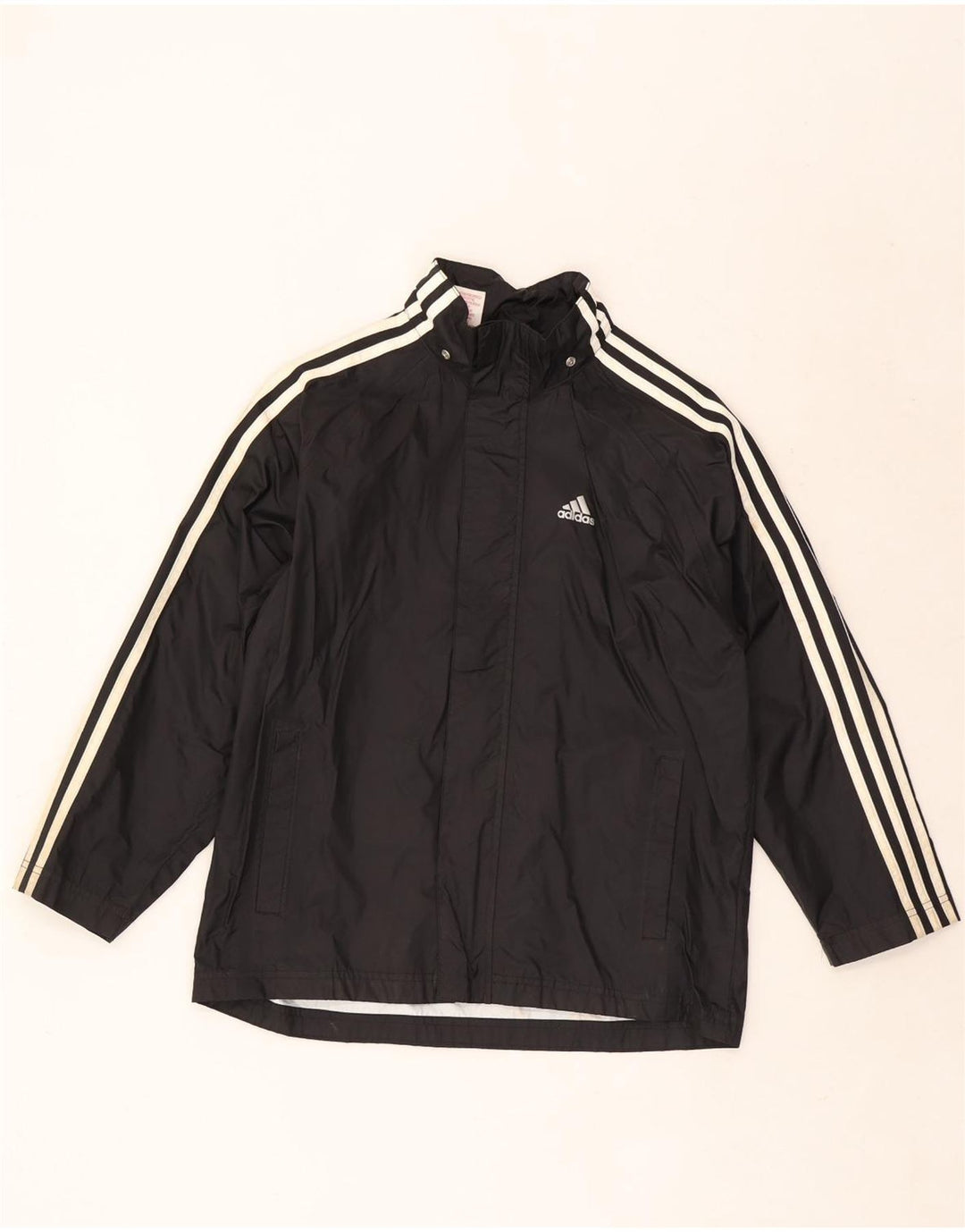 Chłopięca kurtka przeciwdeszczowa Adidas 9-10 lat, czarna, nylonowa