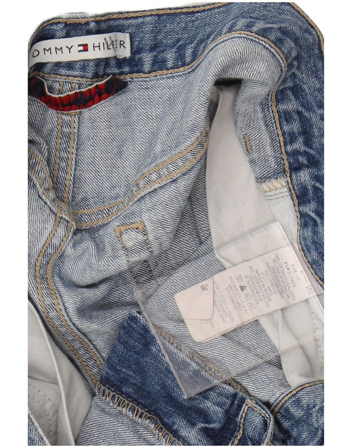 Damskie spodenki jeansowe TOMMY HILFIGER US 10 Large W34, niebieska bawełna