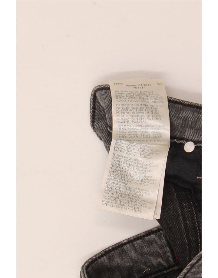 Męskie jeansy Lee Malone Skinny W29 L32, szara bawełna