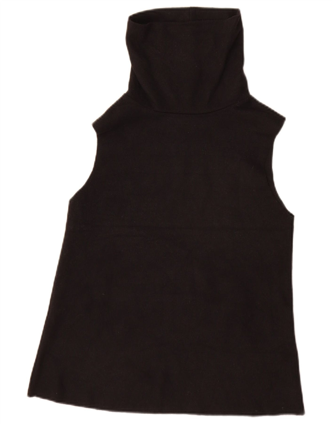 Top damski z kamizelką Zara UK 8 Small, czarny, bawełniany