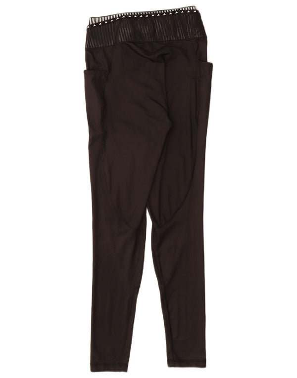 Damskie legginsy Adidas Tight Fit Graphic UK 8/10 Małe czarne geometryczne