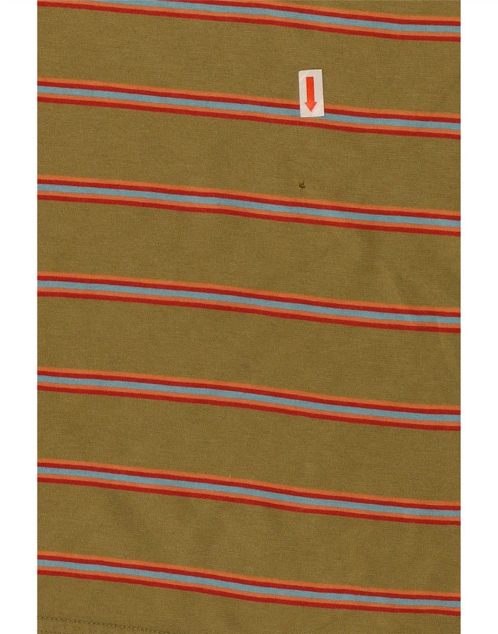 Męska koszulka polo Nike, bawełniana, w średnie zielone paski