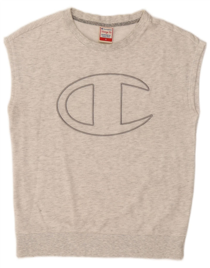 Damska bluza Champion Heritage Fit Graphic Jumper UK 14 Średni szary