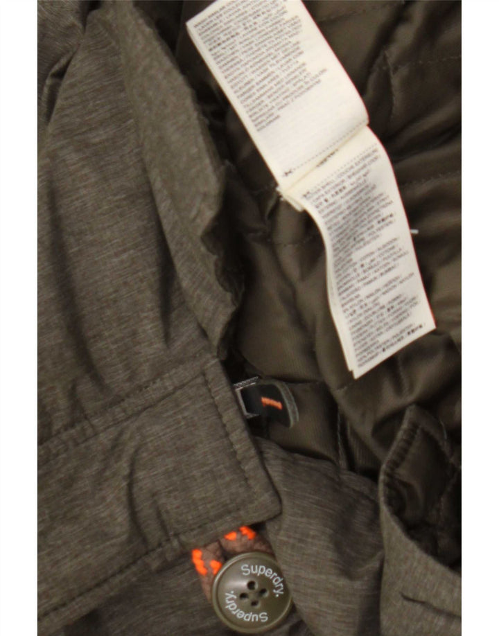 Męska kurtka parka z kapturem Superdry, UK 42 XL, poliester khaki