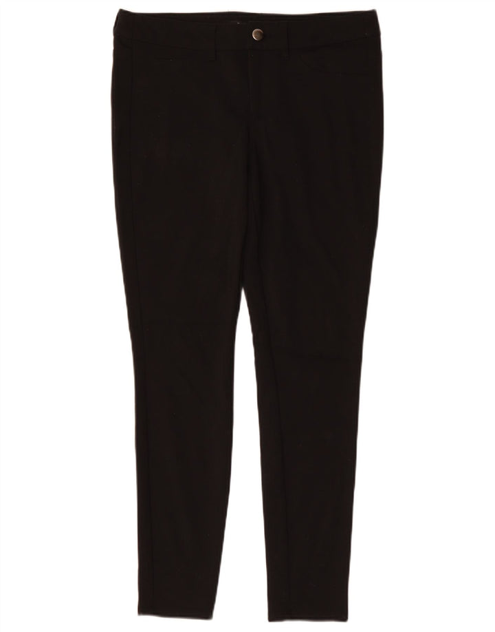Damskie spodnie skinny casual MOSSIMO US 8 Medium W30 L29 Czarny poliester