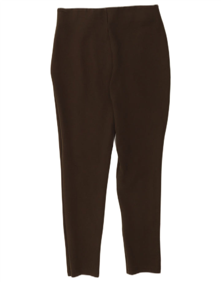 Damskie legginsy Zara Crop UK 14, duże, zielone, wiskozowe