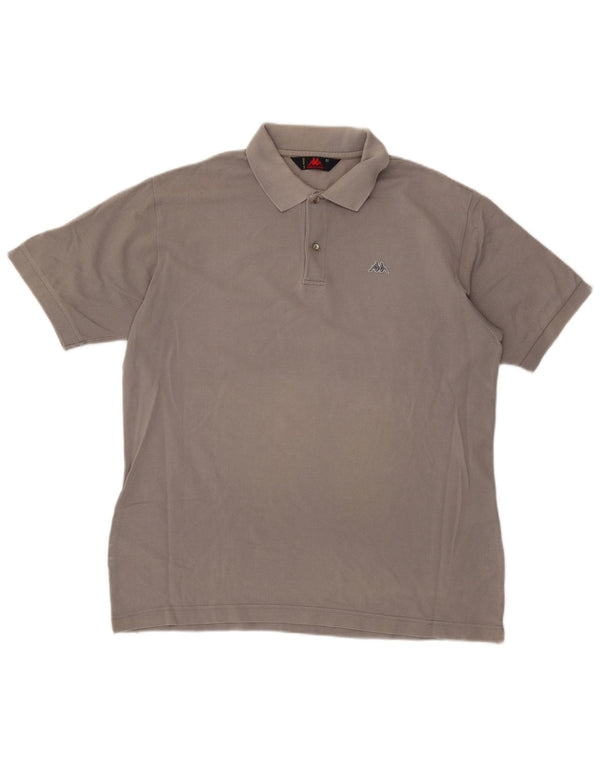 Męska koszulka polo Kappa XL, szara bawełna