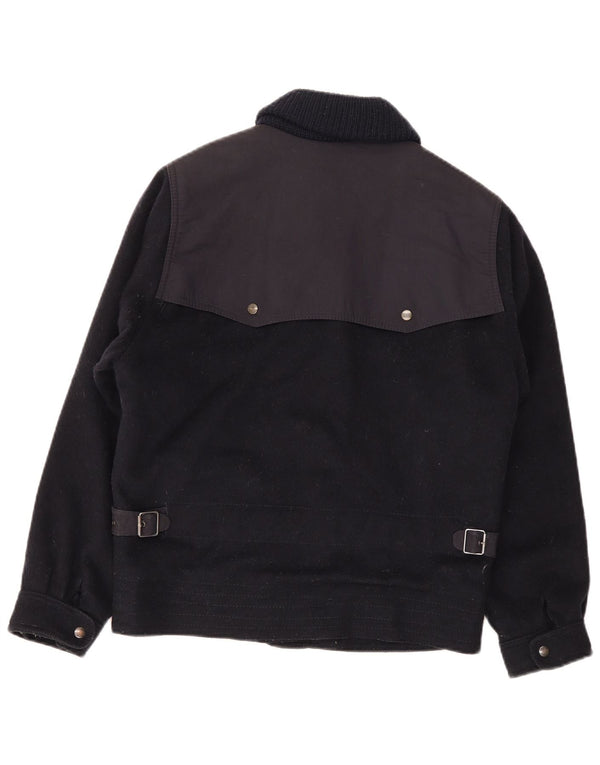 Colette Wolfgang Kaiser Womens Bomber Jacket UK 18 XL Navy Blue Colourblock