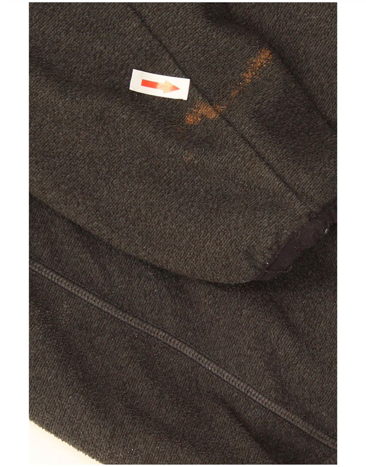 Męski sweter polarowy Berghaus z zamkiem błyskawicznym, duży, zielony, nakrapiany poliester