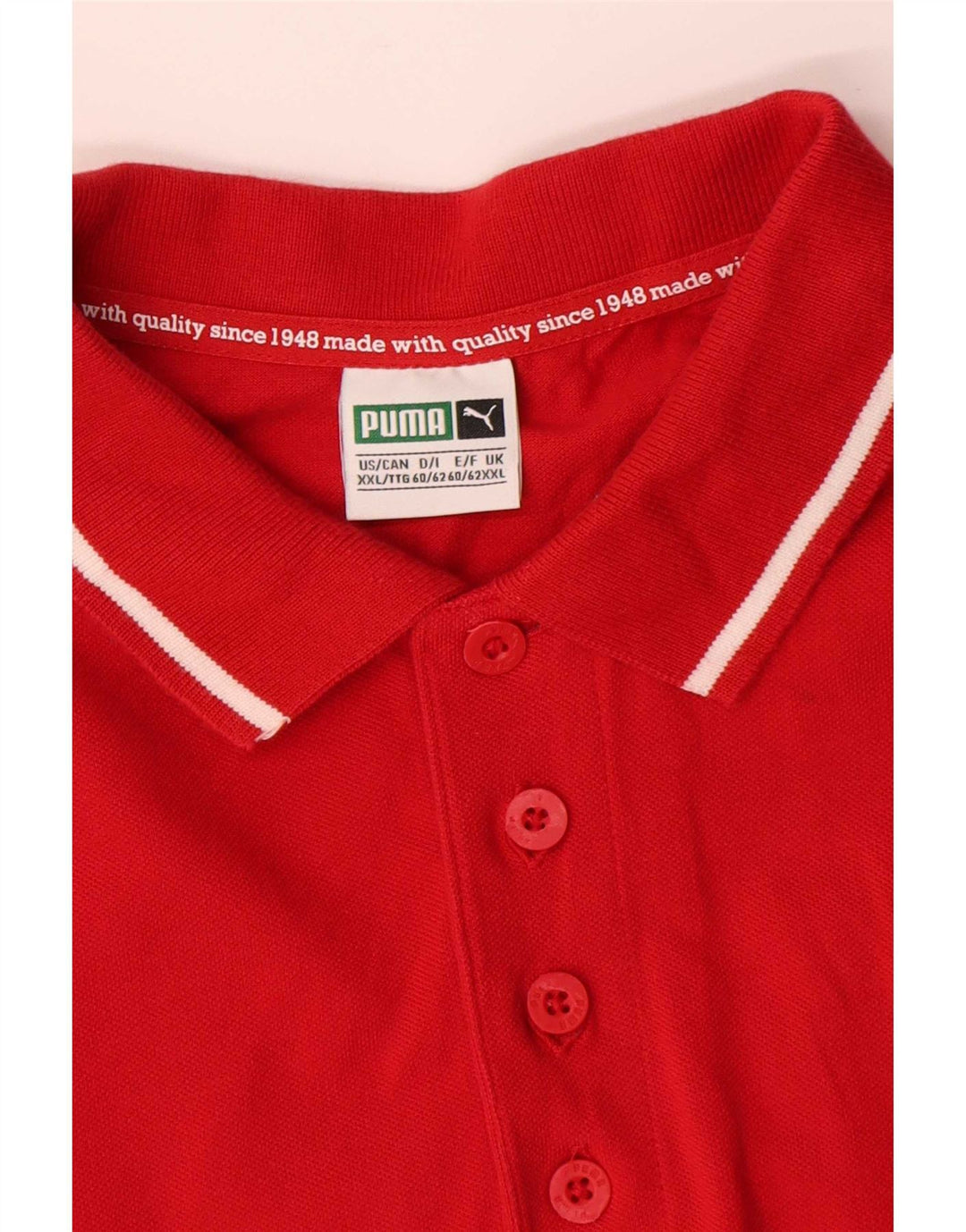 Męska koszulka polo Puma 2XL, czerwona, bawełniana