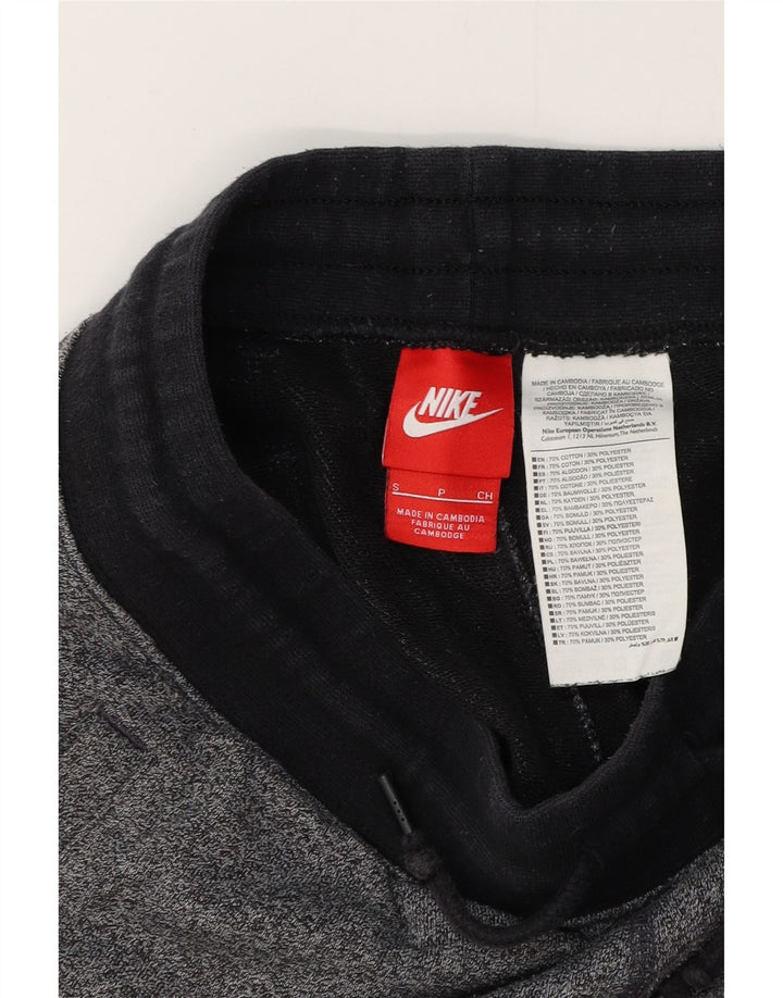 Męskie spodenki sportowe NIKE, małe, szare, bawełniane w cętki