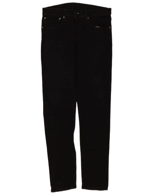 Męskie jeansy Levi's 512 Slim Tapered W32 L32 Czarna bawełna