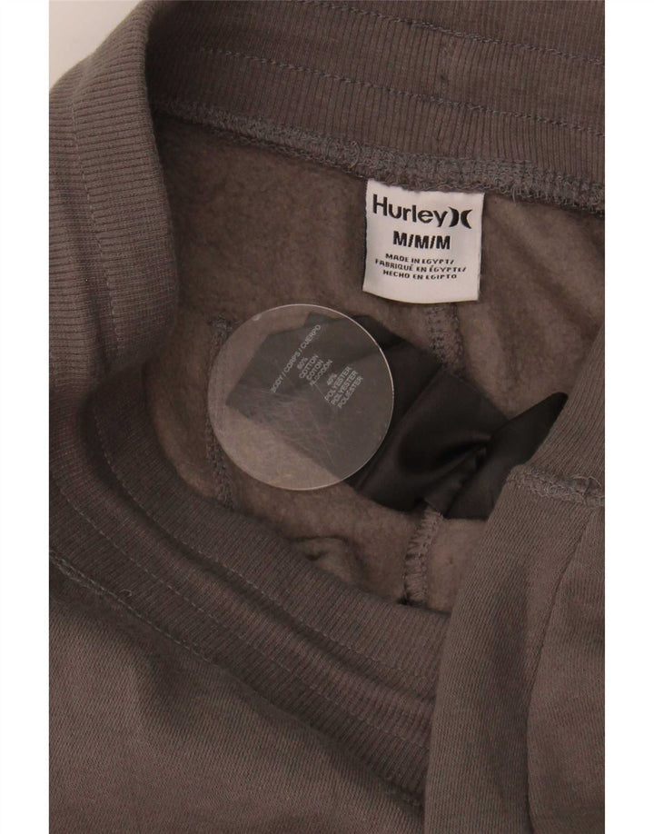 Męskie spodnie dresowe Hurley Joggers, średnioszare, bawełniane
