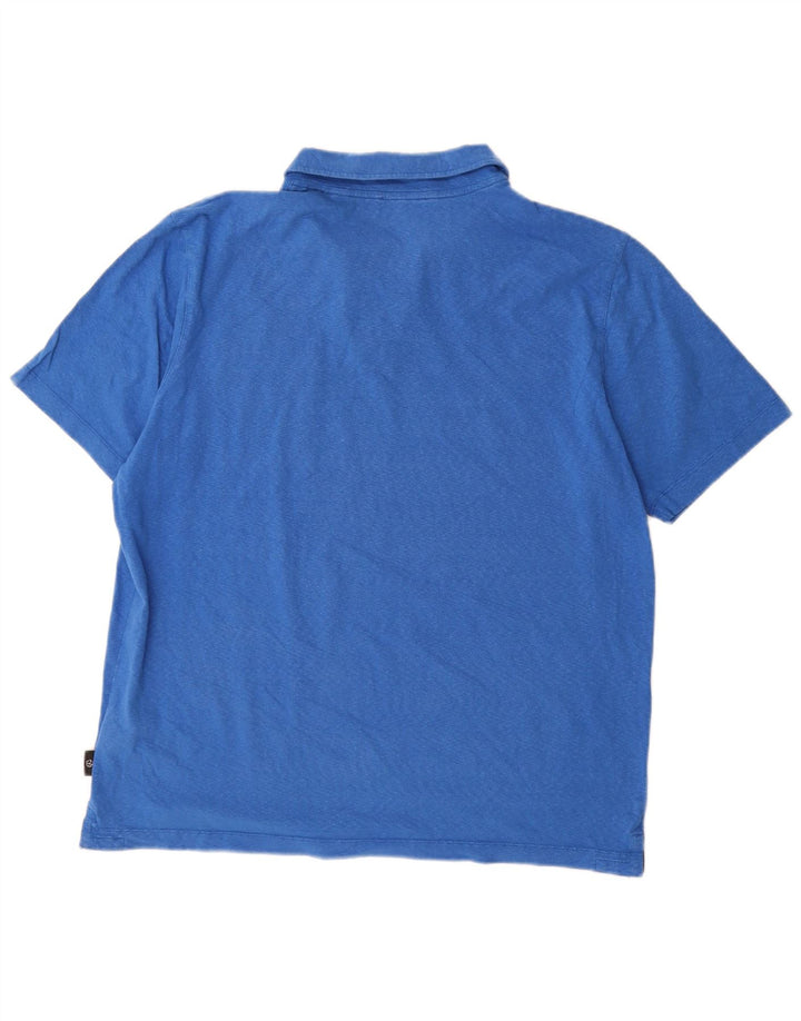 Męska koszulka polo Ted Baker, rozmiar 4, duża, niebieska, bawełniana